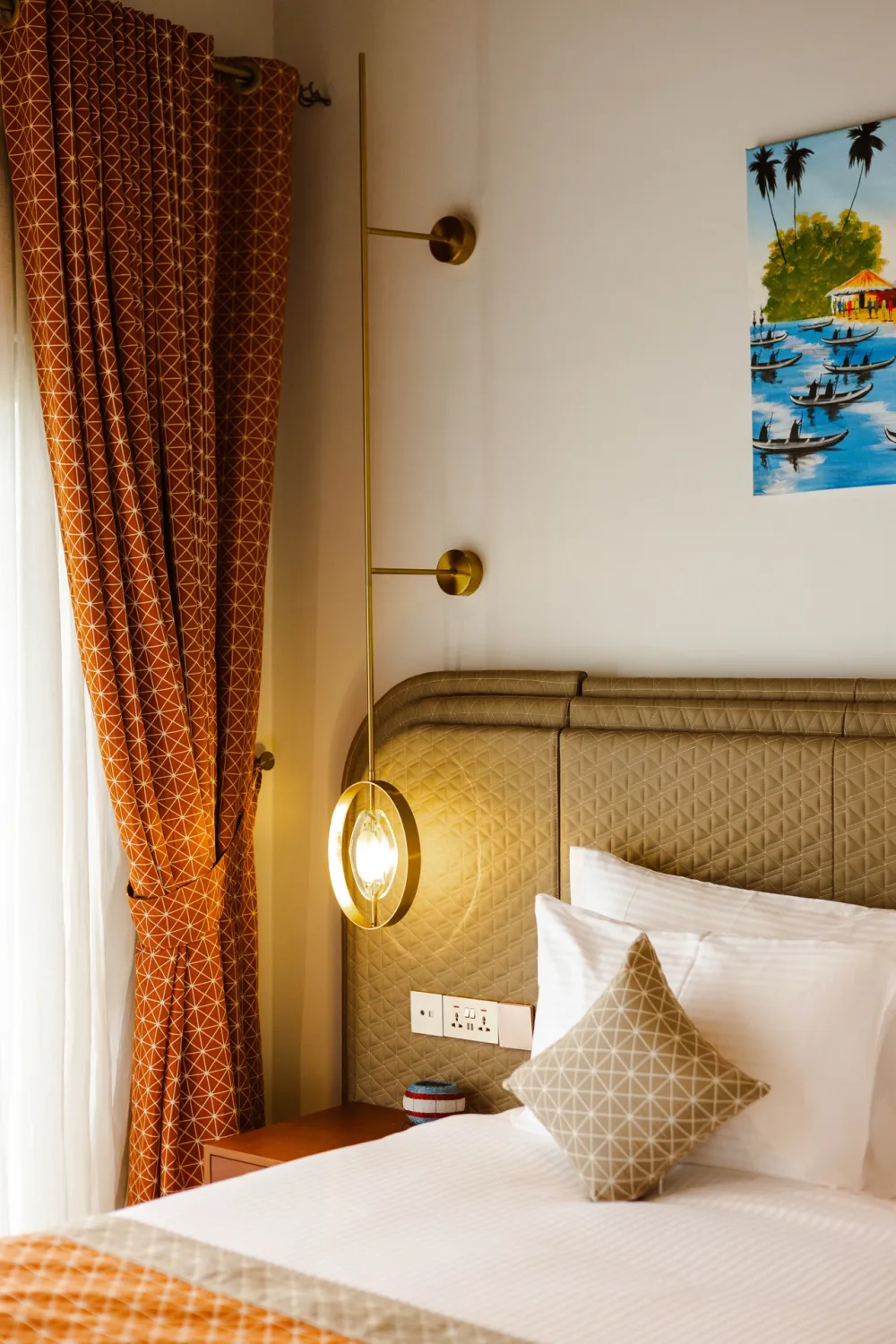 Elegantly Lit Suite Interior